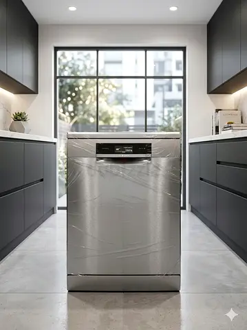 Bosch Free Standing Dishwasher, 14 Place Settings, Made in Germany, MODEL SMS8ZDI48M