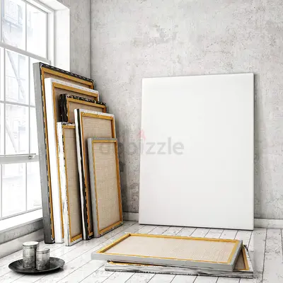 Stretching and framing services for all kindif canvas and banners with solid wood inner frames
