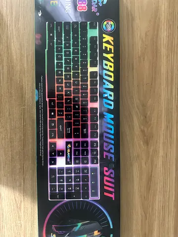 Gaming keyboard and mouse