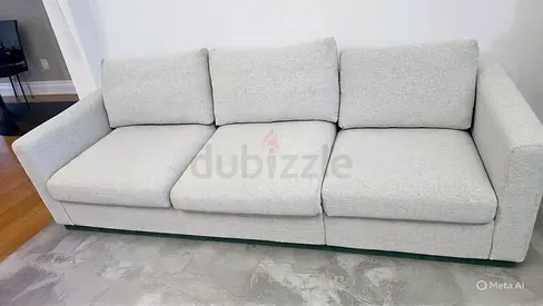 Ikea vimle three seater sofa bed with mattress