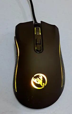 Gaming Mouse with 16.8 Million RGB Color Backlit, 7200 DPI Adjustable, Comfortable Grip, 7 Programma