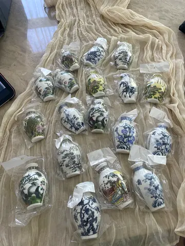 Collection of Decorative Miniature Vases as magnetic