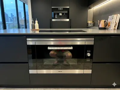 MIELE LATEST MODEL H 4900 B ELECTRIC OVEN BUILT-IN 90CM integrated model