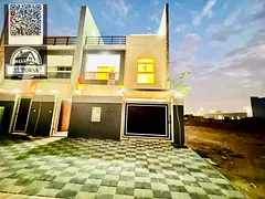 🏠 Villa for rent in Al Zahia, Ajman - 5 master bedrooms, majlis and living room - First occupancy