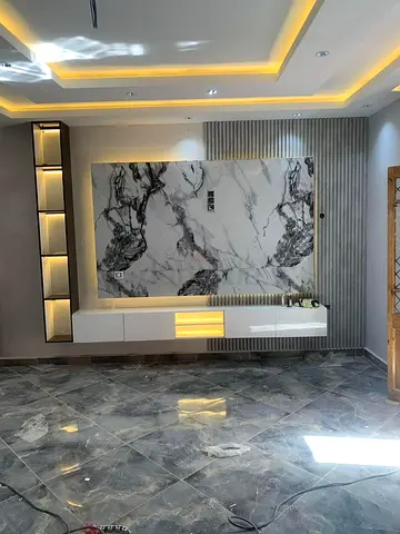 Sophisticated Modern Media Lounge