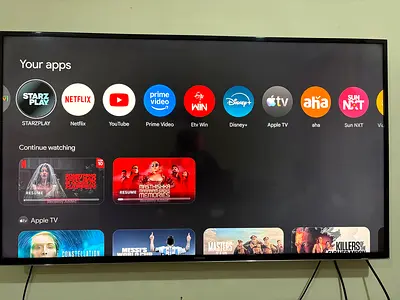 Smart TV with Streaming Apps