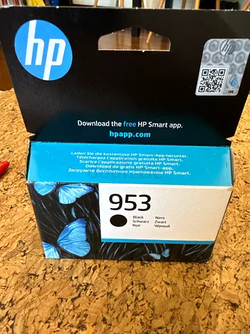 HP 953 Original Ink Cartridge (L0S58AE),Black