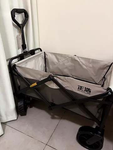 Camping foldable trolley