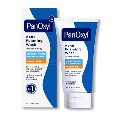 PanOxyl Acne Creamy / Foaming Wash 10% Benzoyl Peroxide - 170g (New)
