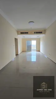 Apartment for annual rent, first occupancy, in Ajman, Al Jurf area. Two bedrooms, living room, three