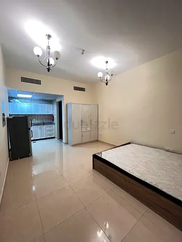 NEW SPACIOUS STUDIO AVAILABLE @3800 inclu DEWA, WIFI, CENTRAL AC, SEMI-FURNISHED, 5MIN TO METRO