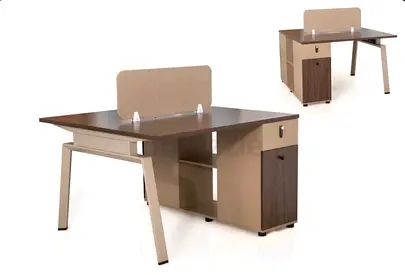 Stylish Office Study Table Face to Face Two Person