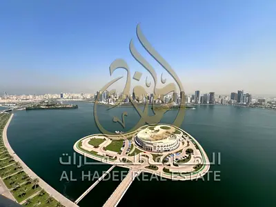 Spacious 4BR apartment with terrace & balcony, direct sea view, 4 baths, maid room, modern kitchen, built-in wardrobes, AED 115,000 with free perks.