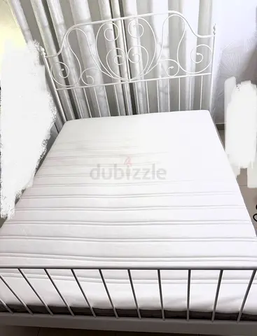 IKEA Bed with Mattress in Excellent Condition –  300 AED