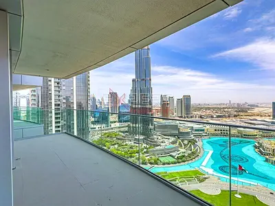 Burj Khalifa & Fountain Views | High Floor | Vacant Now