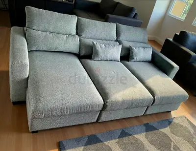 Ikea eskilstuna L shape sofa under storage