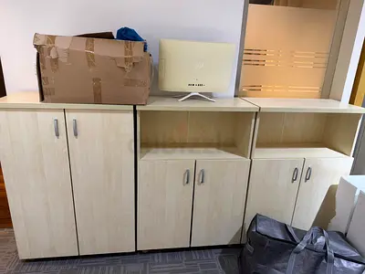 Spacious and Stylish Office Cabinets