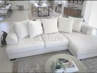 Almost New The One King Stone L Shape Sofa