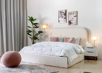 Stylish Brand new Queen size bed frame with medical mattress good Quality Queen bed