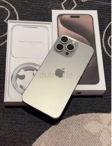 Apple iPhone 15 Pro  - Silver 128 GB (mint condition )