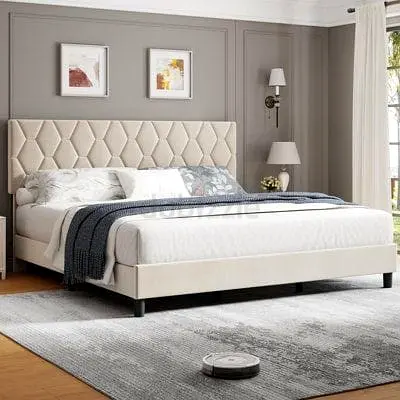 Elegant Upholstered Bed Frame