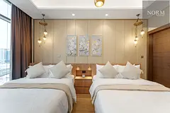 Upgraded 1BR | Fully Furnished | Premium Finishes | Nobles Tower, Business Bay