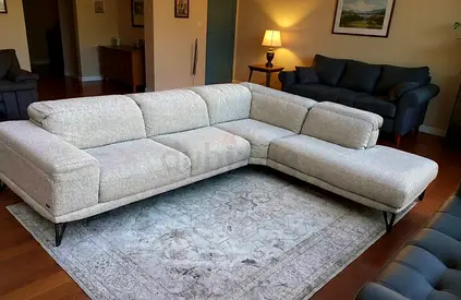 Almost like new condition Natuzzi L shape sofa