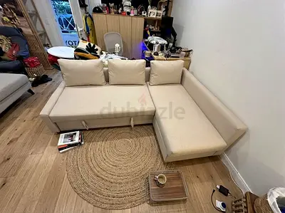 Corner Sofa Bed available in good condition. Spacious seating with soft cushions. Simple a