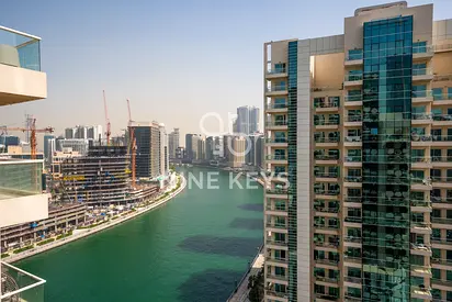 Bright 1BR | BIG Balcony & Canal View | Fully Furnished