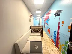 SEPARATE OFFICE WITH CABINS, PANTRY AND WASHROOM