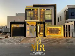 Villa with Pool for Sale in Ajman | Al Yasmeen Area | 3 Bedrooms, Majlis, Living Room, and Swimming