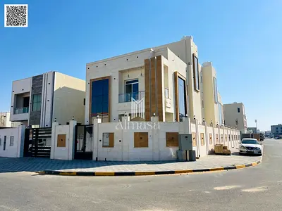 فرصه مميزه لامتلاك فيلا كورنر طابقين مع روف بسعر مناسب تصميم اوروبى تشطيب سوبر ديلوكس موقع مميز خلف جميع الخدمات وقريب لشارع الشيخ محمد بن زايد