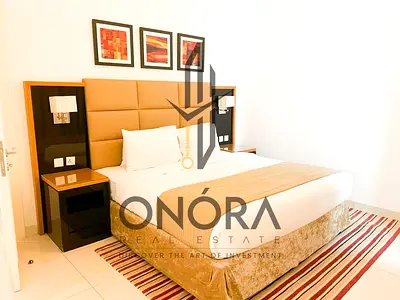 مفروشة بغرفة نوم واحدة | كابيتال باي B | شرفة | إطلالات على المدينة والمسبح