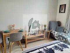 4500 MONTHLY INCLUDING DEWA AND GAS FURNISH STUDIO NEXT TO METRO