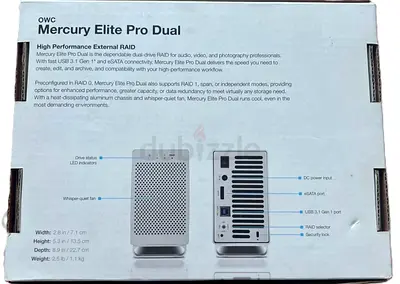 OWC Mercury Elite Pro Dual - High Performance External RAID