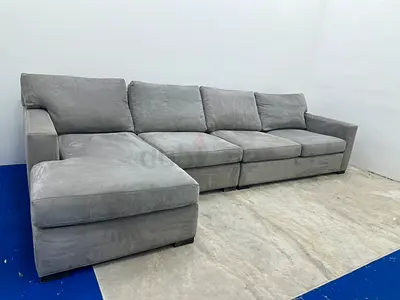 Excellent condition cratebarrel lshape sofa