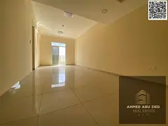 Brand-new 2BR in Al Jurf 3, annual rent. Master rooms, spacious hall with open-view balcony, large f