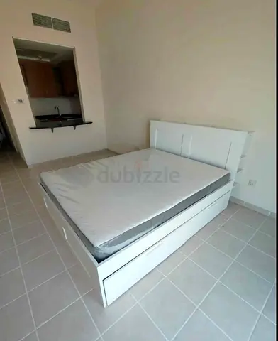 IKEA brimnessqueen size 160×200cm bed frame with headboard+ 4 big storage drawers with IKEA mattress