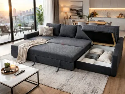 Space-Saving Sofa Bed – Perfect for Apartments