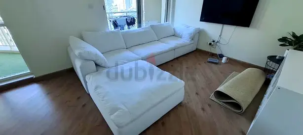 Marina home feather filled modular sofa