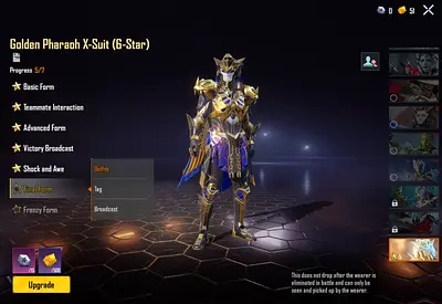 ULTIMATE PUBG GLOBAL | 145 Mythics | Collector Lvl 65 | PAGANI | Golden X-Suit 5-Star | M4 Glacier M