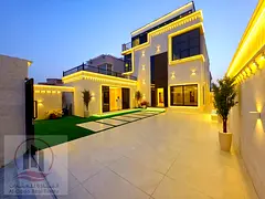 For sale, a villa in Ajman Al Rawda, 5 master rooms, a Majles room, a hall, and a maid’s room, fre