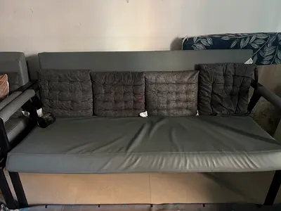 Stylish Grey Sofa with Cushions new
