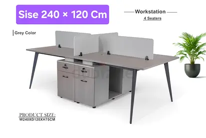 Brand New 4 People Workstation Office Table
