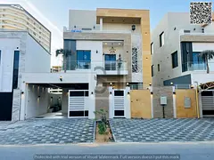 Villa for sale opposite a garden, including registration fees, electricity, water and air conditioni