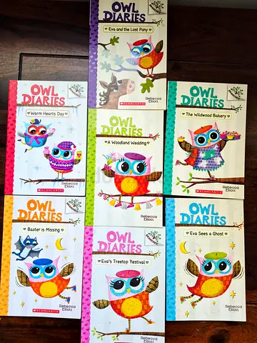Owl Diaries Series, Harry Potter, David Walliams and others