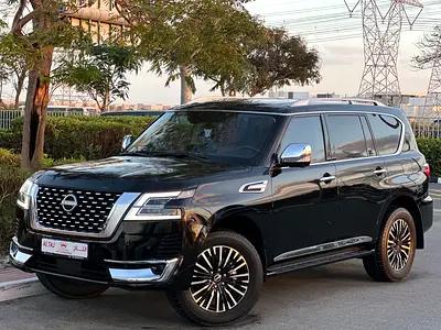 NISSAN PATROL PLATINUM 2023 GCC UNDER WARRANTY FULL OPTION NO ACCIDENTS