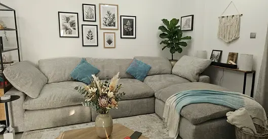 Pan home pianca feather 🪶 filled modular sofa