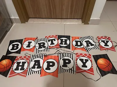 Collection of basketball -Themed birthday party