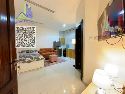 استوديو للإيجار الشهري في النعيمية عجمان قريب من دوار السنارة شامل الفواتير